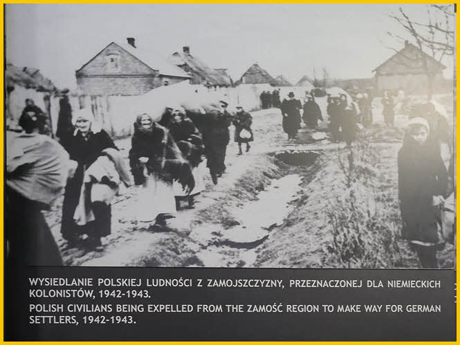 Polish Citizens being Displaced to<BR>make  way for Germans